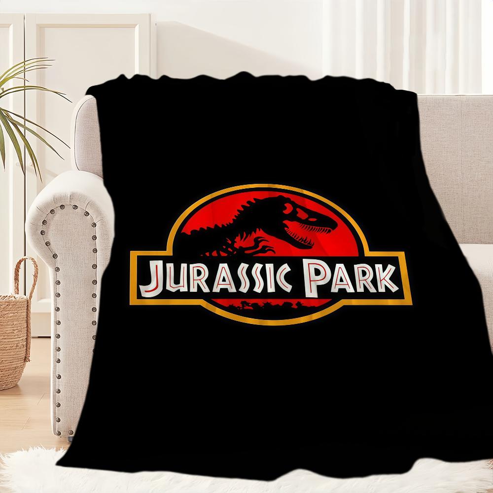 Classic Movies J-Jurassic P-Park Blanket Blanket for Couch Sofa Travel Home Picni Flannel Blanket birthday gift Warm Comfortable