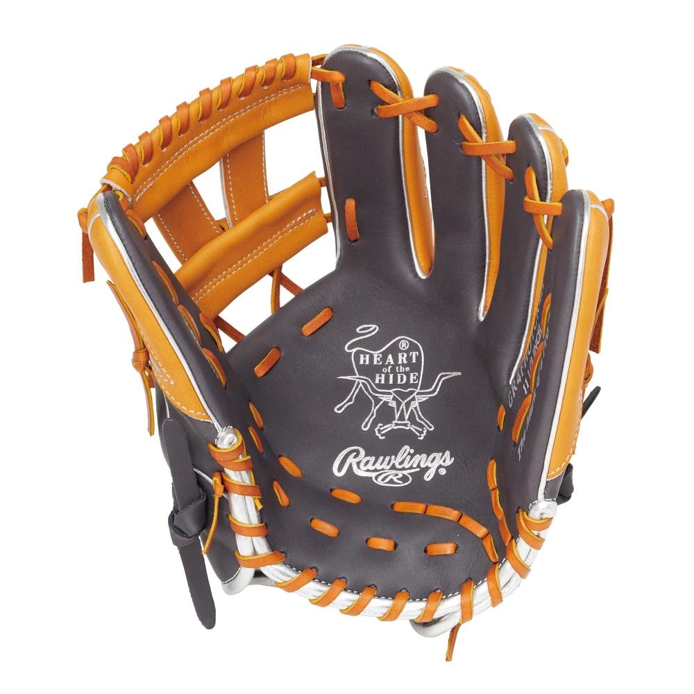 Rawlings Adult Baseball Glove Softball [For Infielders] HOH THUNDER GR4FHOTCK4H NavyRich Tan Size 11.5 Inches For Right-handed Throwers (left Hand Wor
