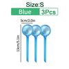 3Pcs Plant Self Watering Sphere Automatic Watering Clear Plastic Plant Water Bulbs Drip Irrigation System Household Garden Flower Plant