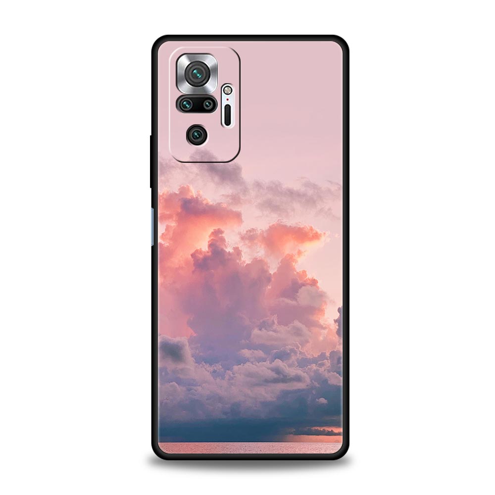Cloud Summer Sunset Glow Phone Case For Xiaomi Redmi Note 15 14 13 12 5G 11 10 Pro Plus 4G 9S 14C 13C 12C 10C Soft TPU Cover