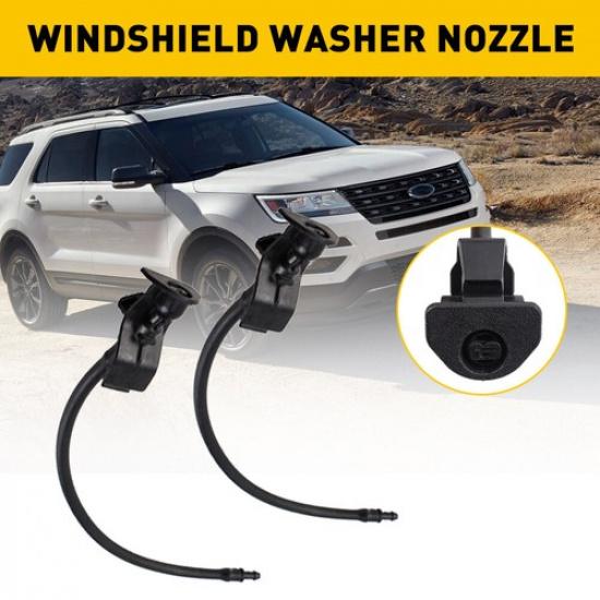 2X Windshield Wiper Washer Nozzle Sprayer For 2010-2014 Ford Mustang Jets EOA