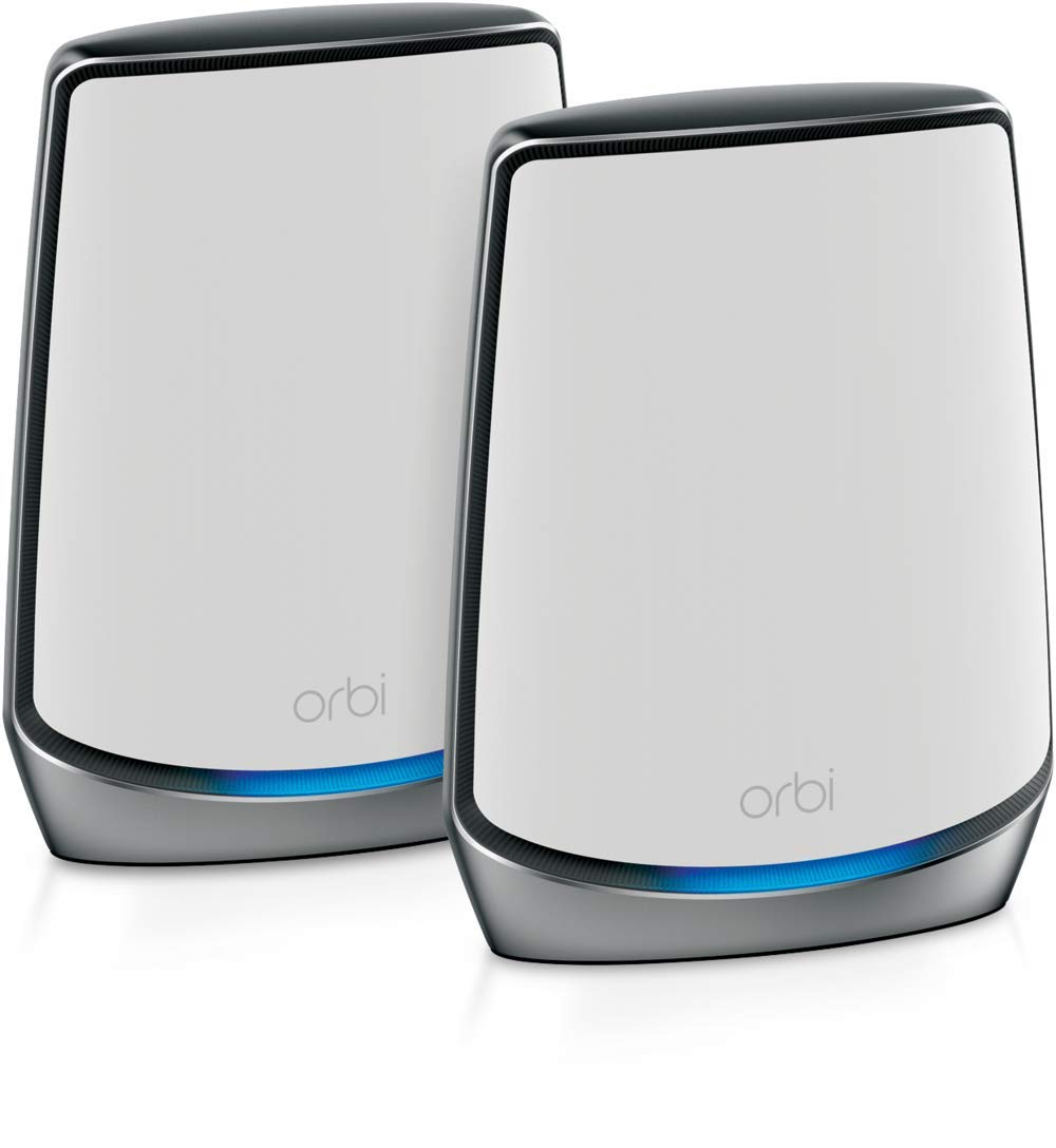 

NETGEAR Orbi WiFi6 Mesh WiFi AX6000 Set of 2 Wireless LAN Router 11ax RBK852 Free Manufacturer 3 Year Warranty 3LDK or More Tri-band [Nintendo срібний