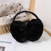 Women's Winter White Plush Windproof Ear Muffs - Warm, Cold-Proof, Velvet-Lined, Anti-Freeze.