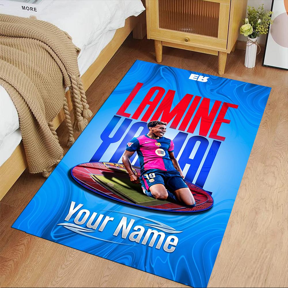 Yamal Customize Your Name Floor Rug Office Rug Suitable for Hallway Bedrooms Decorate room Outdoor Anti-slip Rug Office home decor