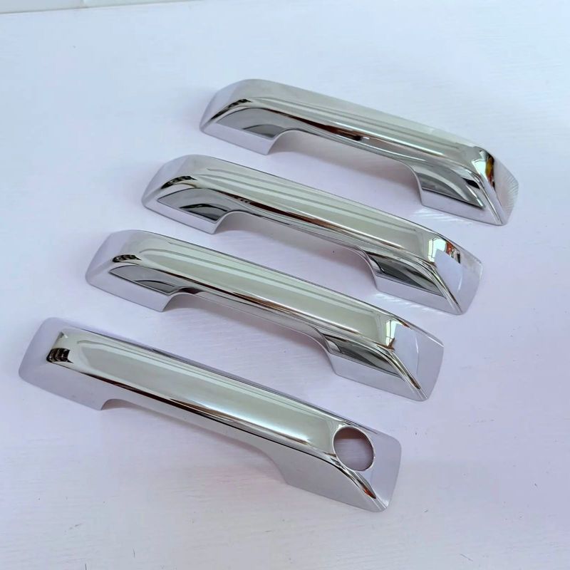 For BYD SHARK 2024 2025 2026 RHD ABS Chrome Carbon Black Door Handle Cover Door Bowl Frame Trims Sticker Car Styling Accessories