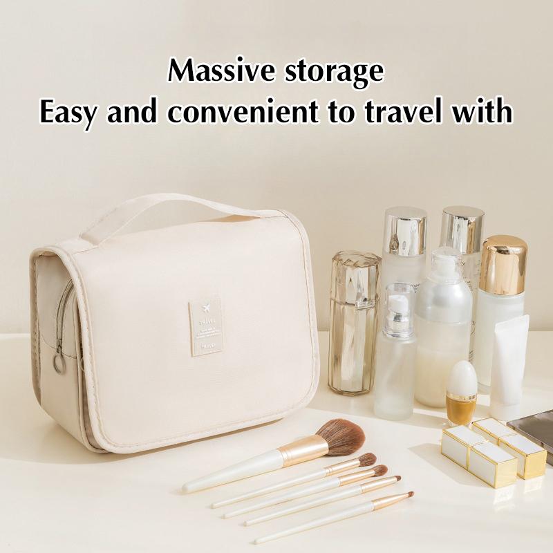 Travel Makeup Bag Waterproof Toiletries Organizer High Quality Women Neceser Bathroom Hook Wash Pouch Hook Storage Bag