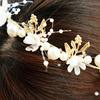 Headband Flower Garland Hair Accessories For Wedding Flower Headband Crown Floral Pearl Headband For Bride Hair Jewelry New