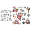 Santa Claus Clear Planner Stamps & Metal Dies for Handmade Cards