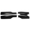 4 stücke Schwarz Dach Rack Schiene End Abdeckung Shell Ersetzen Für Toyota RAV4 XA30 2006 2007 2008 2009 2010 2011 2012 Auto Styling