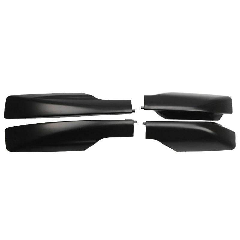 4 stücke Schwarz Dach Rack Schiene End Abdeckung Shell Ersetzen Für Toyota RAV4 XA30 2006 2007 2008 2009 2010 2011 2012 Auto Styling