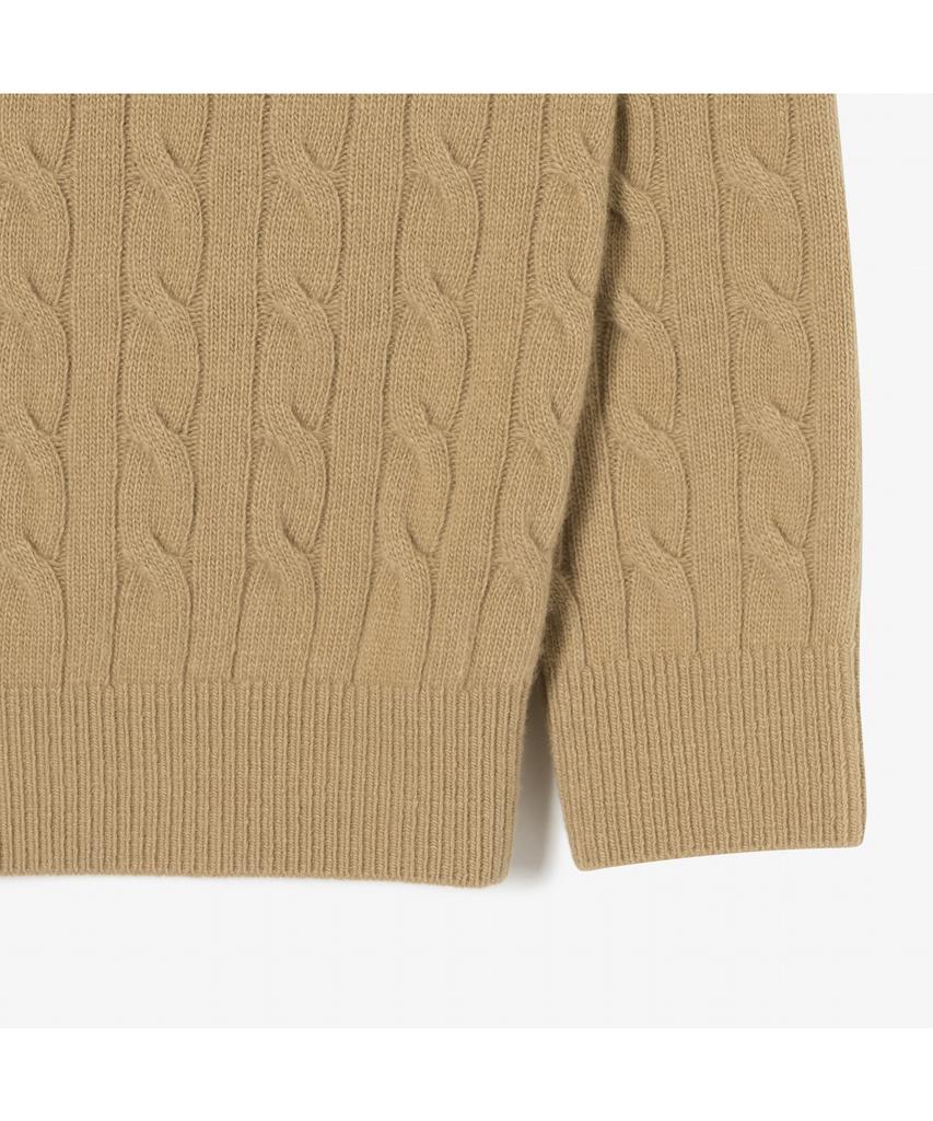 LACOSTE Men'S Cable Crew Neck Pullover Ah816E-55N Tuy