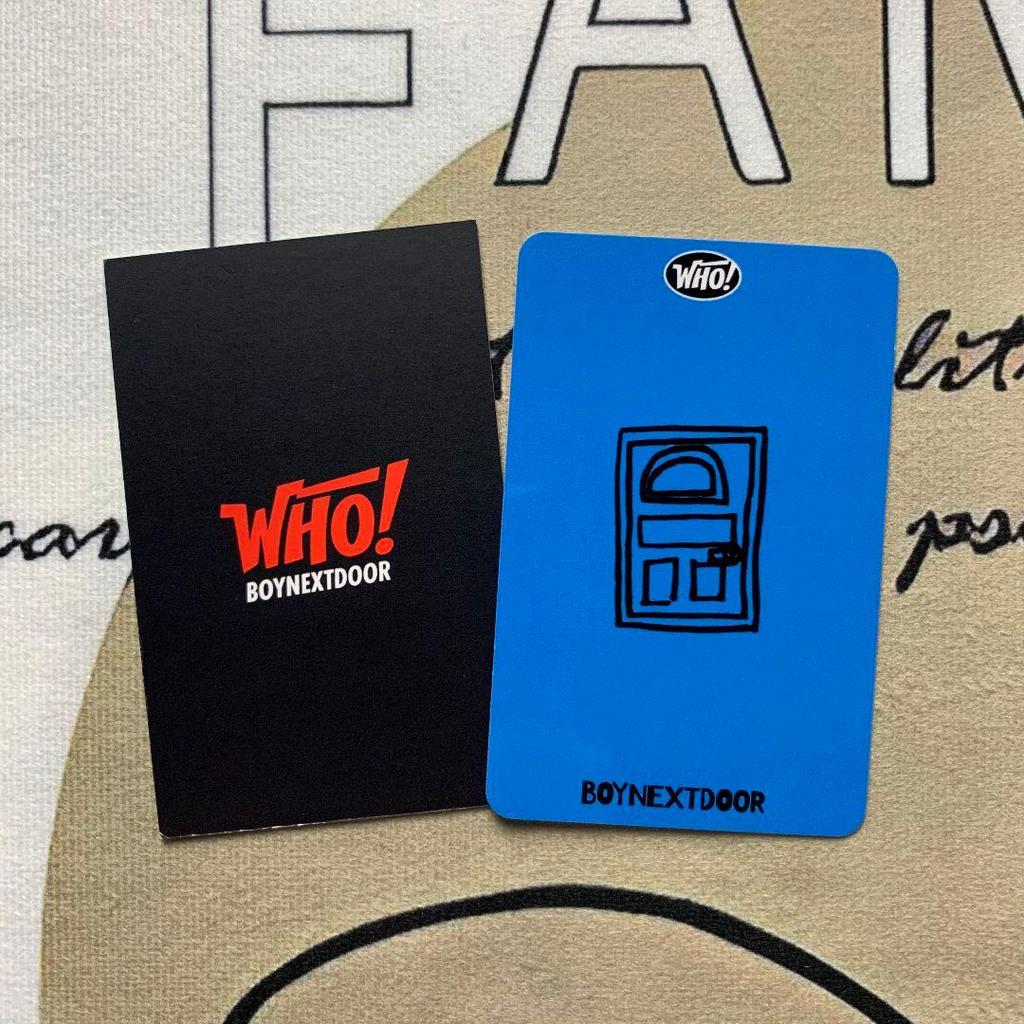 [USED] BOYNEXTDOOR WHO! Pre-recorded Lucky Doro Sanok Jaehyun Trading Card