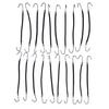 20Pcs Ponytail Hooks Headband Hair Claw Hair Clips Rubber Bands Hair Braid Hair