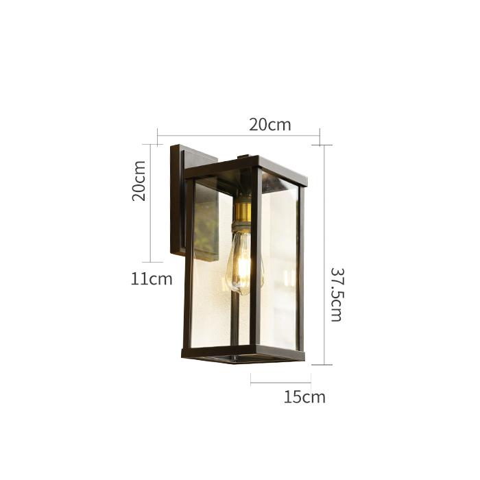Outdoor Waterproof Wall Lamp Modern Villa Corridor Garden Lamp Exterior Wall Garden Walkway Simple Balcony Gate Terrace Lamp