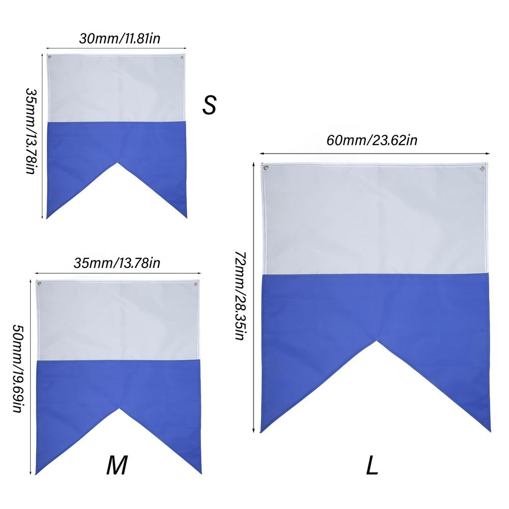 Internationale Taucherflagge Unterwasser Blau und Weiß Tauchflagge Marine Tauchwarnflagge zur Sicherheitserinnerung Langlebig