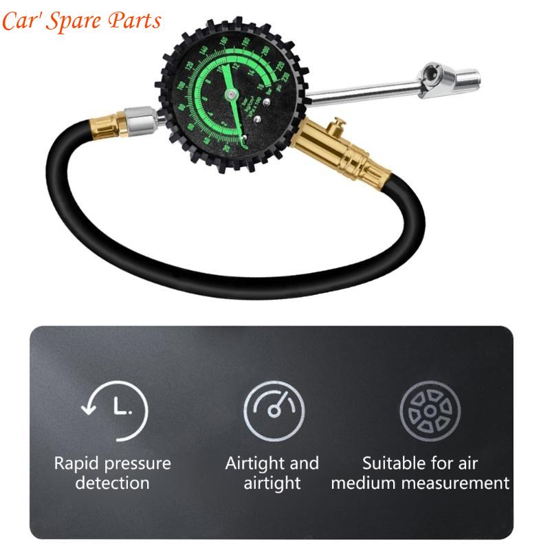 Y4UA Tire Pressure Gauge 230PSI Tire Pressure Checker Monitor for Car Truck Bike Tire