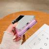 For Samsung Galaxy Z Flip 7 6 5 4 3 Flip6 Flip7 Flip5 Phone Case Glitter Candy Color Fold Shockproof Cover
