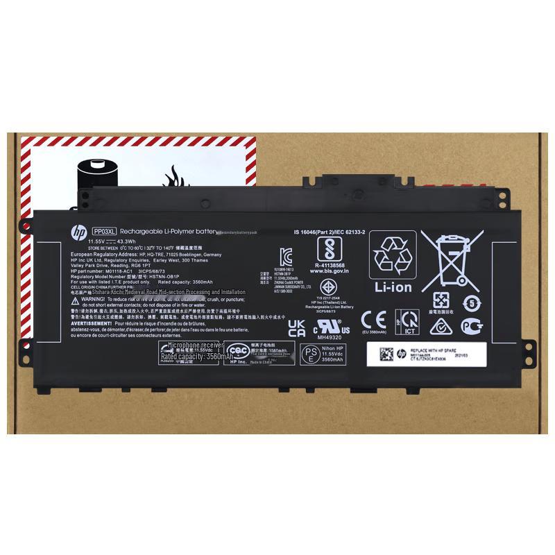 HP Original Laptop Battery PP03XL / PV03XL for Star 13/14 Series