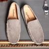 Fashion New Loafer for Men Suede Men's Shoes Casual Flats Mens Loafers Luxury Moccasins Breathable Summer Driving Shoes