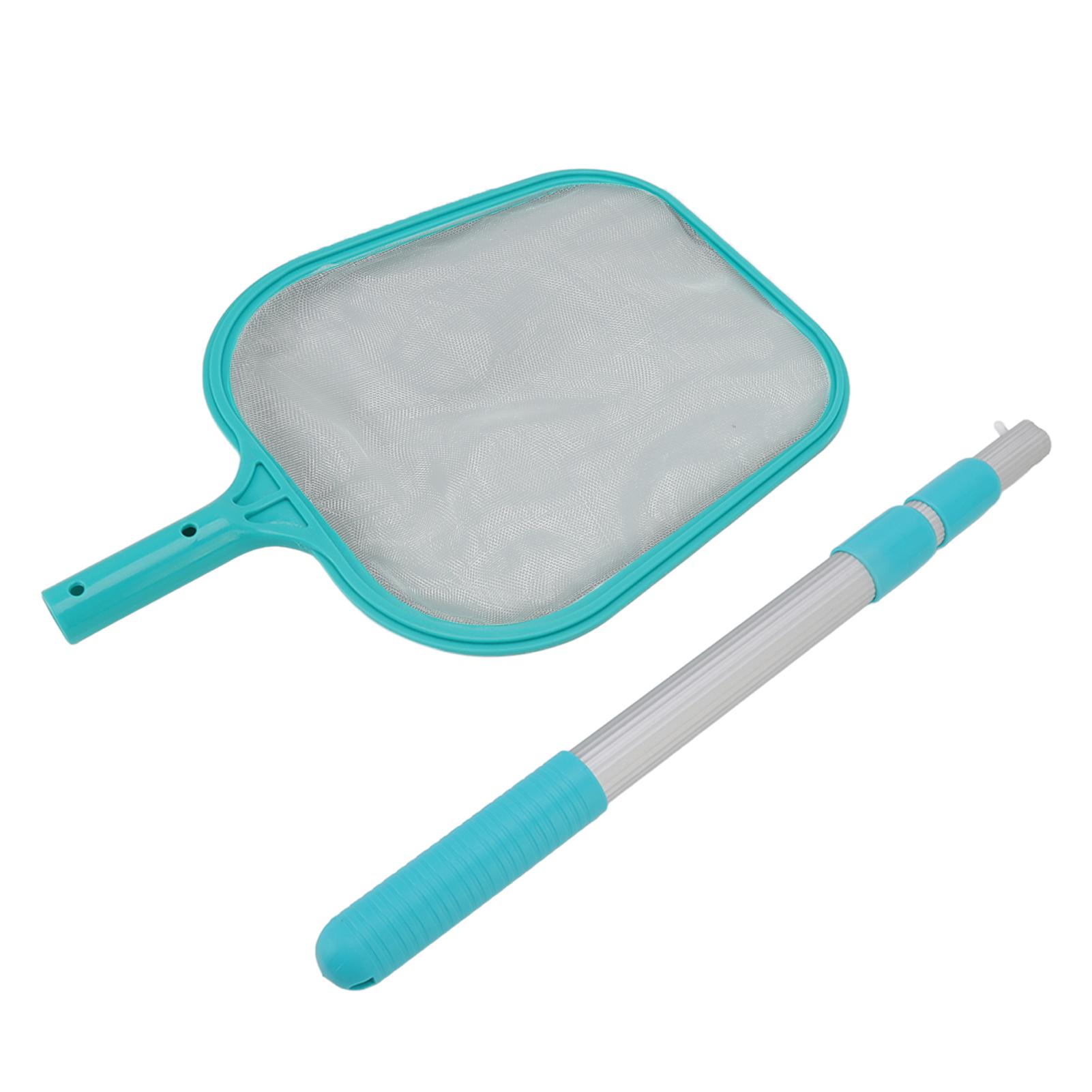 

Swimming Pool Skimmer Net Plastic Nylon Green Leaf Rake Cleaning Tool for Hot Tub Spa Fountain