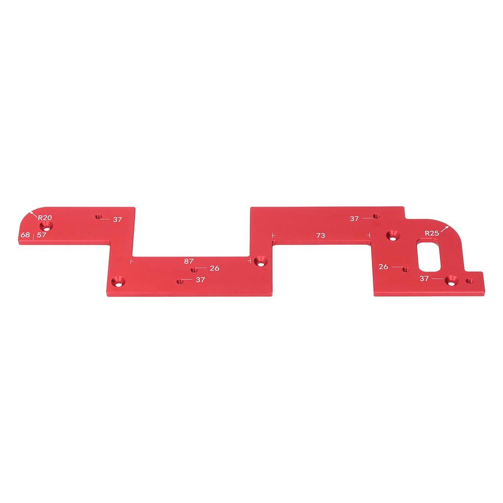 Schrank-Schlitzschablone U-förmige Nut Positionierungsschablone für griffloses Schrank- und Kleiderschrank-Design 26 und