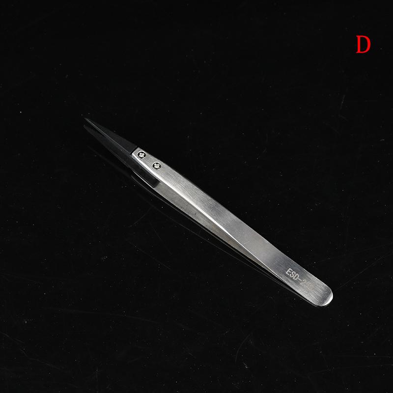 

Антистатические пинцеты ESD со сменными наконечниками Корпус из нержавеющей стали Углеродное волокно