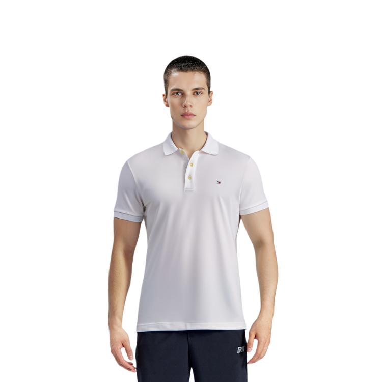 Tommy Hilfiger Polo Shirt Men's White MW0MW26882YBR