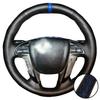 Car Interior Accessories Hand Stitched Non-slip Artificial Leather Odyssey Pilot Steering Wheel Cover  For Honda Accord 8