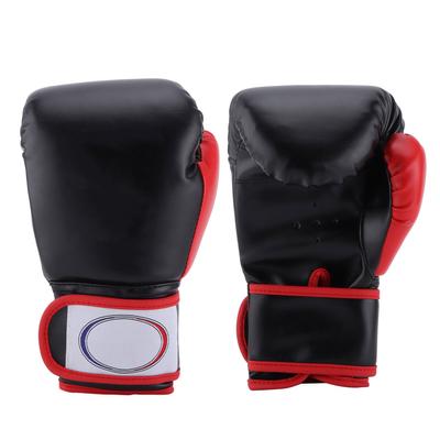 1 pár dětských boxerských rukavic na trénink s boxovacím pytlem, sparringových rukavic pro chlapce a dívky, černé