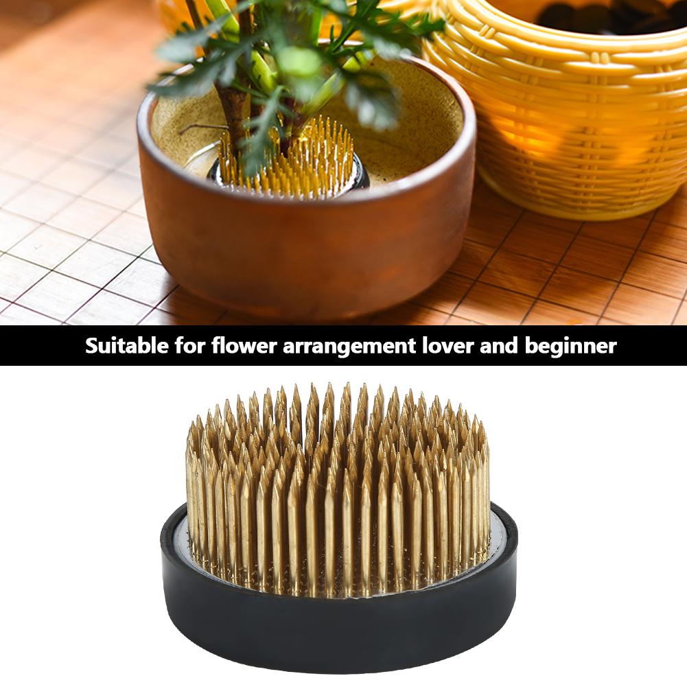 Round Shape Flower Kenzan Holder Needle Flower Arrangement Arranging Accessories Tool