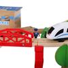 Wooden Train Set - GINGER HOME - 88 Pieces - Electric Locomotive - Educational Toy