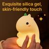 LED Night Light  Dinosaur Silicone Night Lamp USB Rechargeable Timing Bedside Table Lamp Room Decor Kids Baby Nightlight Gift