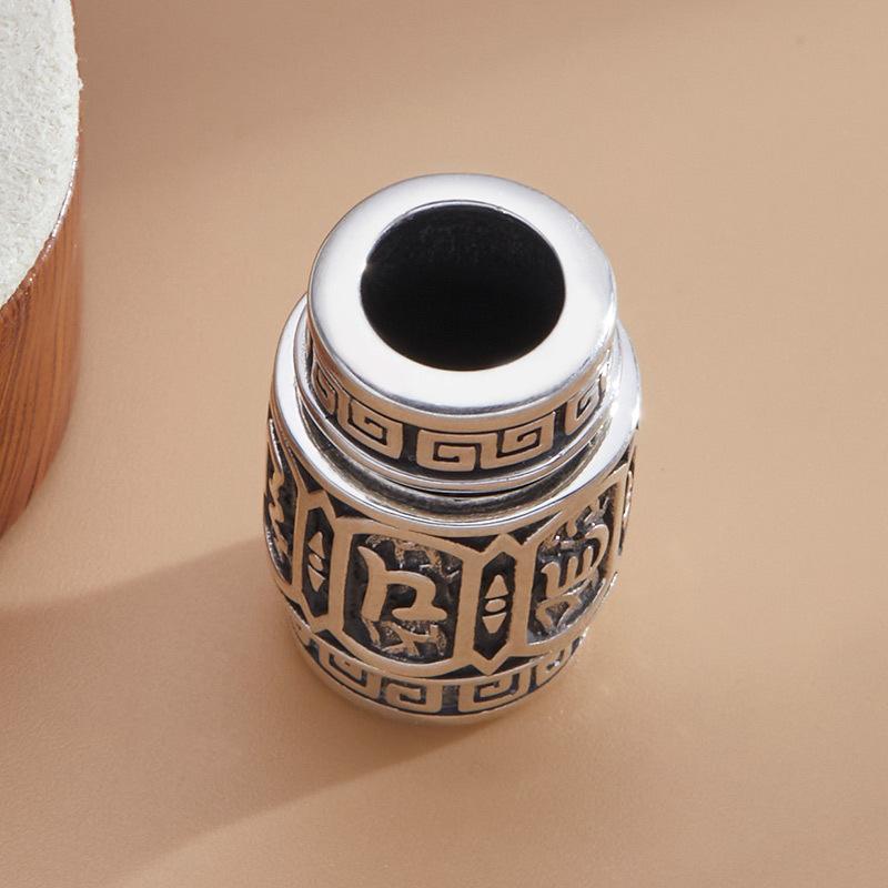 Halskette Tibetisches Sechs-Zeichen-Mantra Passepartout Herren Halskettenanhänger