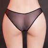 Sexy Women Underwear Ultra Thin Silky Perspective Thongs Panties Sheer Solid Color See-Through High Stretch G-string Underpants