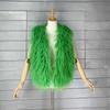 Autumn Winter Eco-Friendly Fur Women's Vest Artificial Fur Lamb Wool Warm Sleeveless Coat Clothing