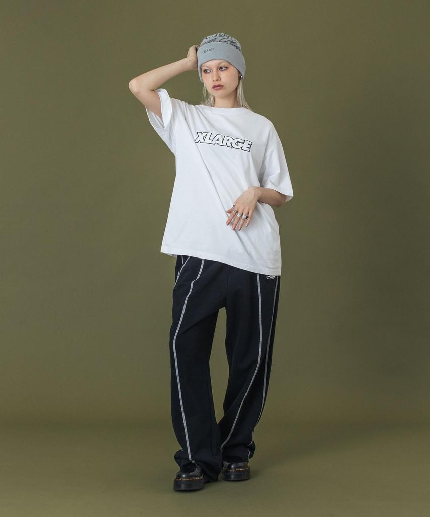 [Extra Large] Casual Standard Logo Short Sleeve Tee, Men's, White