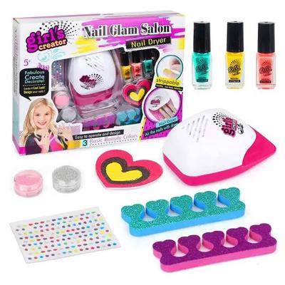 Maniküre-Set für Kinder mit Nageltrockner – ideal als Geschenk – Familienhandbuch