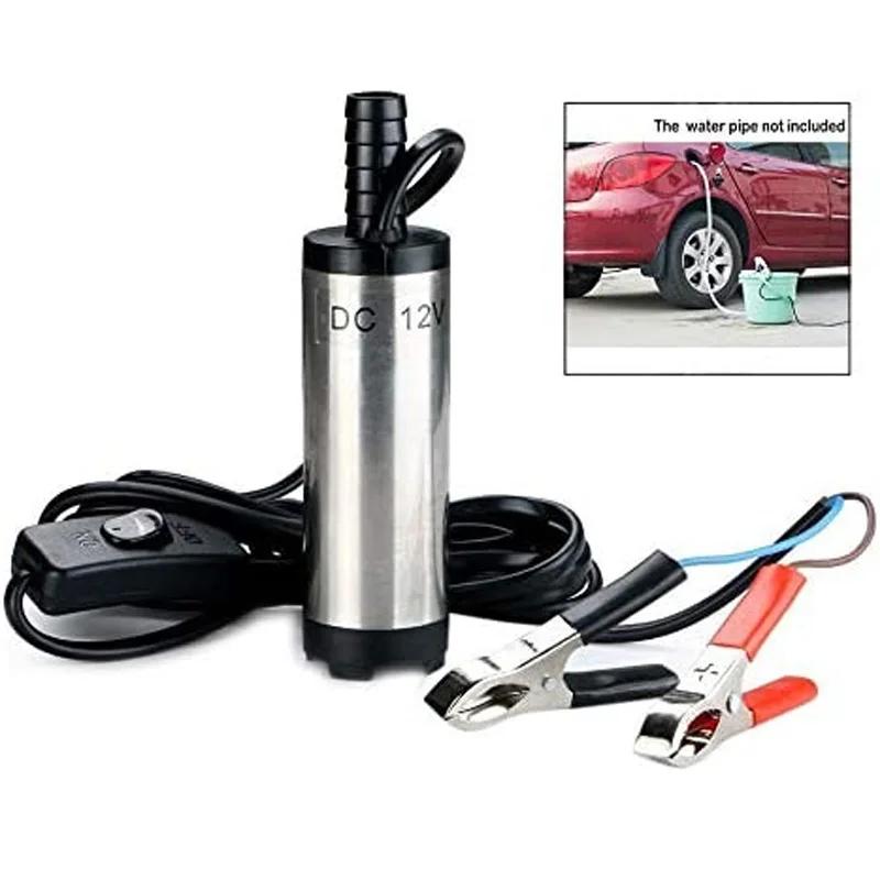 Neue 12V 38mm Elektrische Kraftstoffförderpumpe Wasser Ölförderung Betanken Tauchpumpe Für Diesel Wasserpumpe Auto Motorrad Heiß