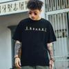 Summer Men T-shirt Chinese Harajuku Trend Personality Tees Oversized Soft Casual Tops Couple O-neck Short Sleeve Shirt