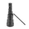 8Pcs New Drill Bit Depth Stopper Set Adjustable Carbon Steel Positioning Collars With Allen Wrench Woodworking Limit Rings