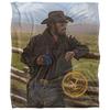 Yellowstone Silky Coffee Rip Wheeler Supersoft Blanket