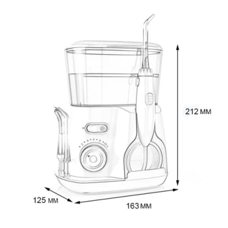 Professional Dentistry Oral Irrigator Dental Water Jet Flosser Cleaning Kit Floss Teeth Whitening Portable Washing Machine