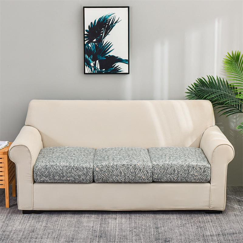Four Seasons Milk Silk Print Cushion Cover Fully Inclusive Waterproof Sofa Cover Anti Fouling Sofa Cover