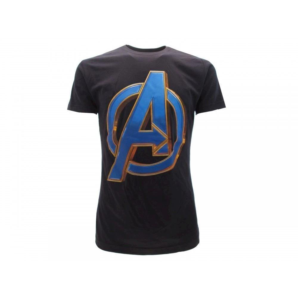 Avengers Original Official Logo TShirt Tee Blue S
