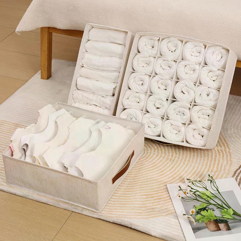 Underwear Cabinet Drawer Organizer Socks Clothing Storage Box Wardrobe Organizer Clothes Ties Pants Bra Socks Storage Organizers