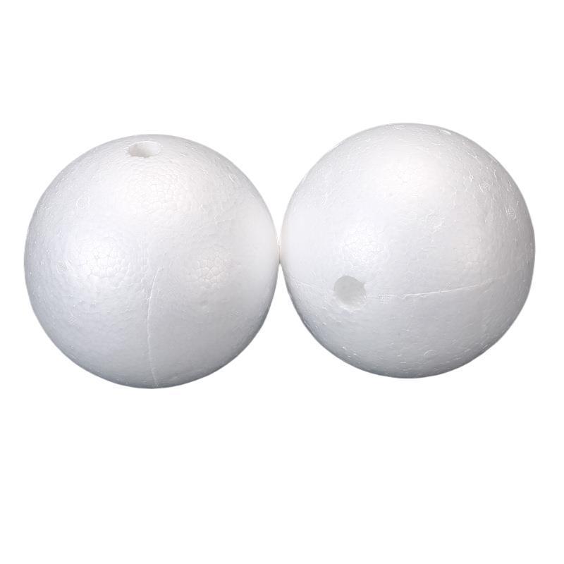 DIY Řemeslná Pěnová Polystyrenová Koule – Bílá Pevná Kulatá Forma na Koule