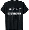 Funny Life Is Full Of Important Choices Golf Clubs T-Shirt