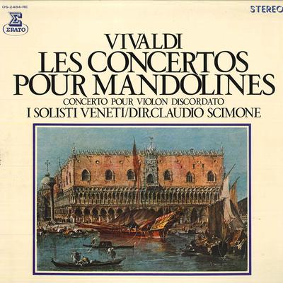 LP Record CLAUDIO SCIMONE, I SOLISTI VENETI - Vivaldi Les Concertos Pour Mandolin OS2484RE ERATO 1971 Japan Obi Classical Used
