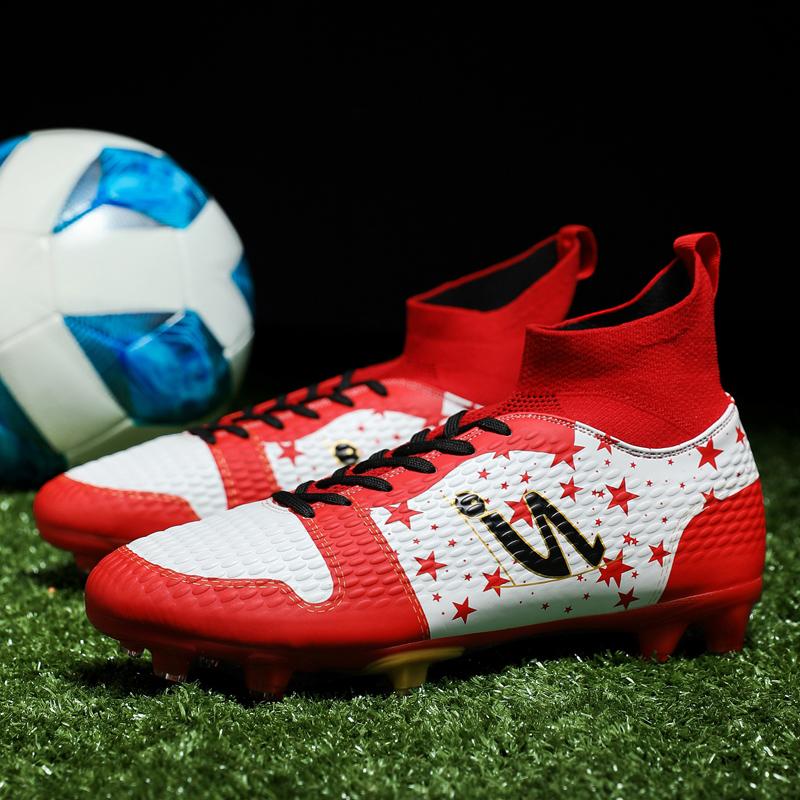 31-48 Large High-quality Shock Absorption Anti-skid and Wear-resistant High Gang Spike Sports Football Shoes