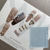 Nagelkunst Weiche Silikon Schleife Form 3D Schnitzen Gebogene Schablone Werkzeuge Kunstbedarf Nagelkunst Charms Zubehör